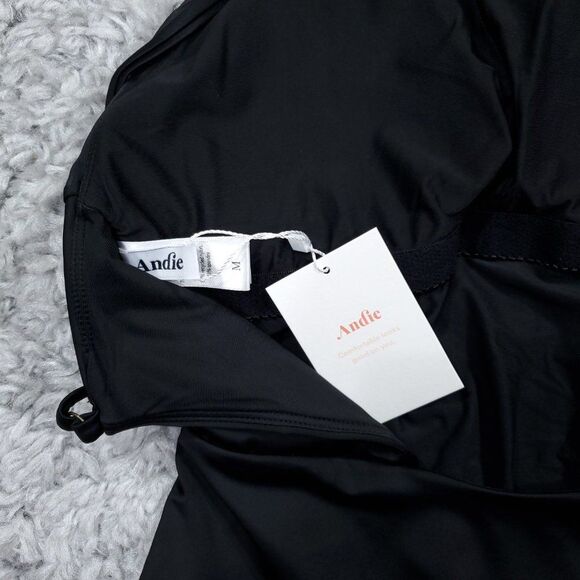 Andie Swim The Asbury One Piece Swimsuit Black Size Medium - Picture 5 of 9